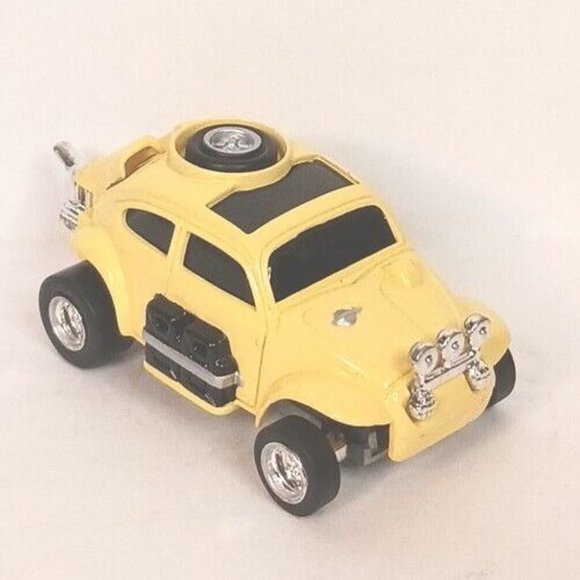 Polar Lights Volkswagon VW Beetle Baja Vintage Pull Back Tested Yellow - Picture 2 of 9